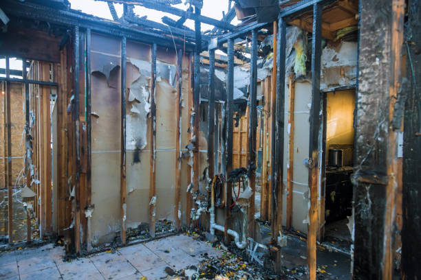 Professional Fire Damage Removal technician working in Lanham, MD